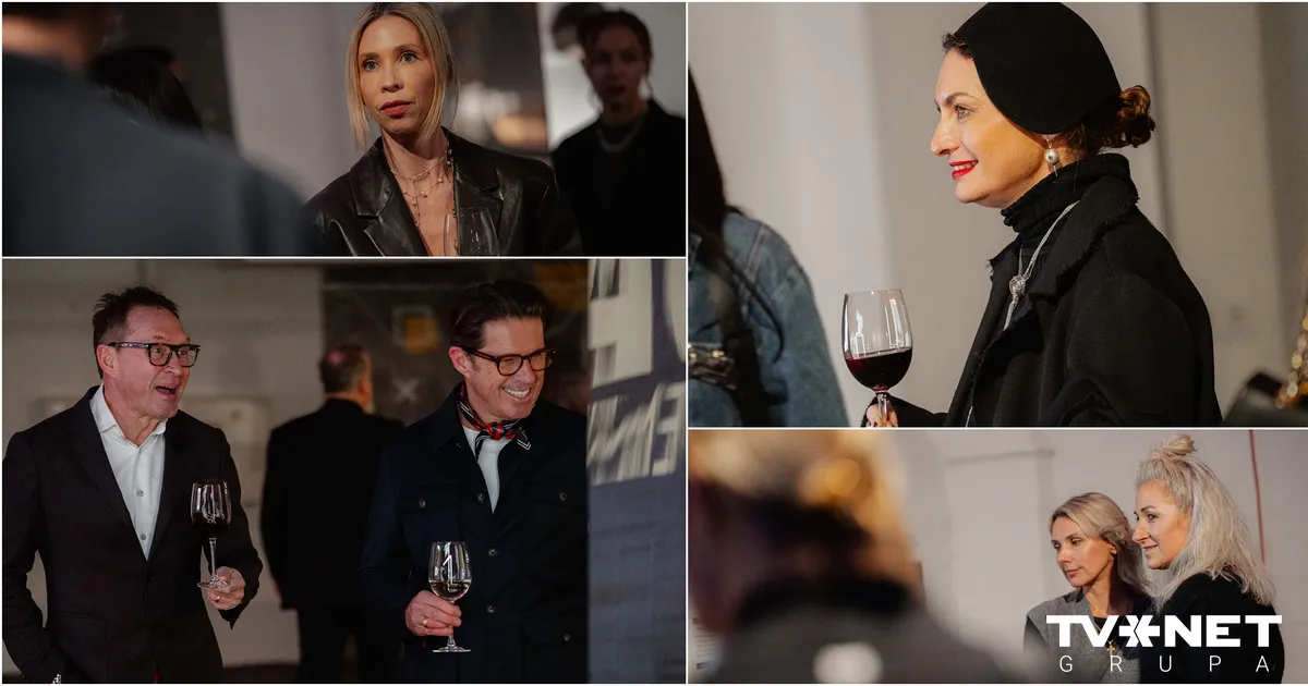 ATRODI SEVI! ⟩ Mākslas baudītāji ierodas uz Leonardo da Vinči iedvesmotās izstādes atklāšanu