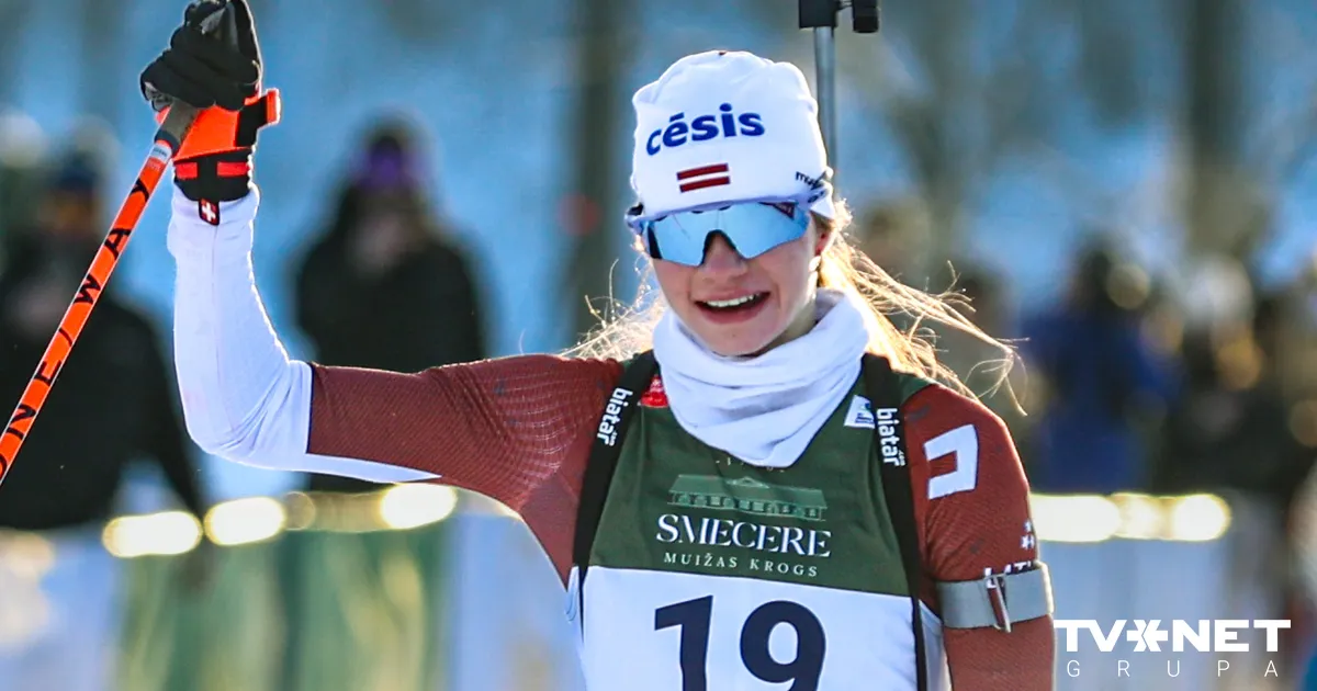 Biatloniste Volfa izcīna zeltu Eiropas junioru čempionāta sacensībās ar kopēju startu