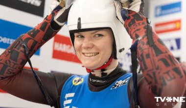 Upīte/Pavlova Eiropas čempionātā kamaniņu sportā ieņem piekto vietu