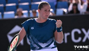 Ar pārliecinošu uzvaru Ostapenko ar Sji sasniedz "Australian Open" otro kārtu