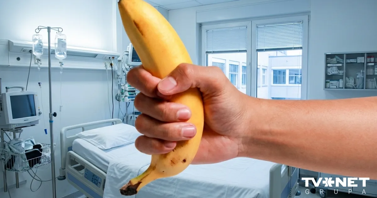 Kautiņš bērnu slimnīcā Rīgā. Vācijas pilsonis iesit bērna mātei un apgalvo, ka sieviete uzskrējusi banānam viņa rokā