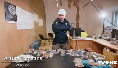 FOTO UN VIDEO ⟩ Pārbūves un restaurācijas darbu laikā "Arsenālā" atklātas retas vēstures liecības