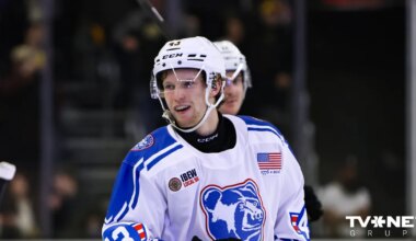 Ločmelim rezultatīva piespēle uzvaras vārtos AHL mača pagarinājumā