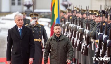 Zelenskis un Nausēda Viļņā apsprieduši militāro sadarbību un atbalstu Ukrainas enerģētikai