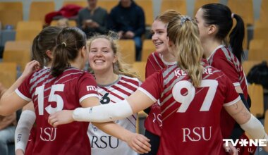 RSU volejbolistēm uzvara Baltijas līgas mačā Kauņā