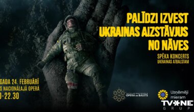 24. februārī Latvijas Nacionālajā operā notiks spēka koncerts Ukrainas atbalstam