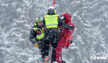 ASV kalnu slēpošanas zvaigzne Vona nobraucienā piedzīvo kritienu