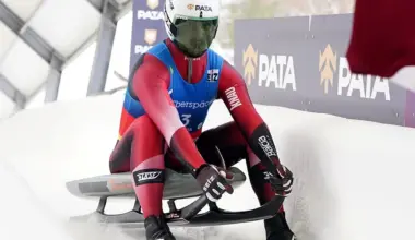 Kasparam Rinkam uzvara Nāciju kausā kamaniņu sportā Siguldas trasē - Jauns.lv