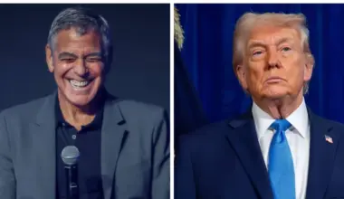 Dusmas, ironija un žults: Donalds Tramps soctīklos ķeras zākāt Džordžu Klūniju - Jauns.lv