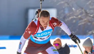 Biatlonisti Lozbers un Meirāns Madonā labāko astotniekā junioru pasaules kausa sprintā