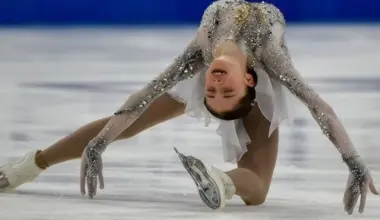 Latvijas sportiste Nikola Fomčenkova Eiropas čempionātā daiļslidošanā aizvadījusi īso programmu