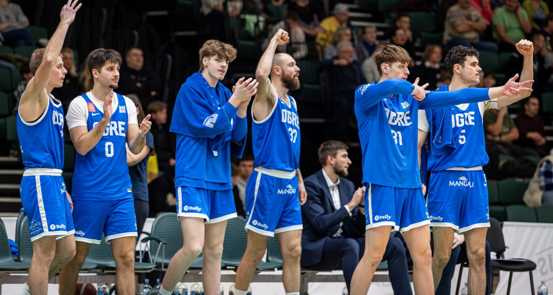 Mačos ar Igaunijas vienībām "Ogre" un LU uzvar, bet "Liepāja" zaudē