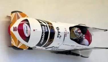 Grantiņš ar Kaufmani bobsleja divnieku sacensībās izcīna sesto vietu Eiropas kausa posmā, visu pjedestālu ieņem vācieši - Jauns.lv