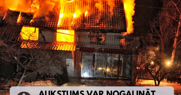 Gaisa temperatūrai pazeminoties, VUGD un NMPD aicina pastiprināti rūpēties par savu un līdzcilvēku drošību