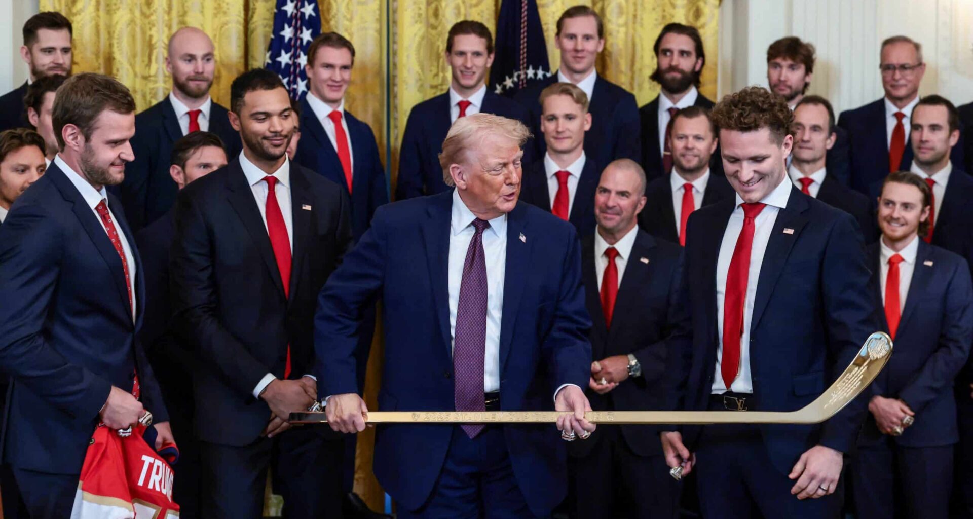 Balinskis ar "Panthers" otro gadu pēc kārtas viesojas Baltajā namā pie Trampa