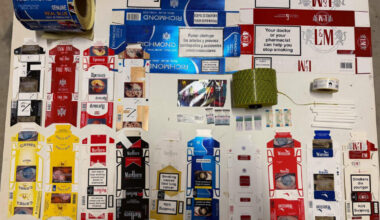 Nelegāla cigarešu ražotne.