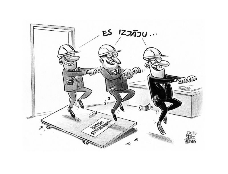 Zīmē Gatis Šļūka. Es izjāju... - Lasi.lv