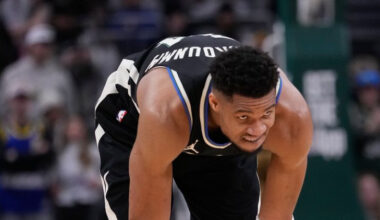 Porziņģis nespēlē, Adetokunbo, Bukeram un Gordonam savainojumi, Šejam 47 punkti zaudējumā – Basketbols – Sportacentrs.com