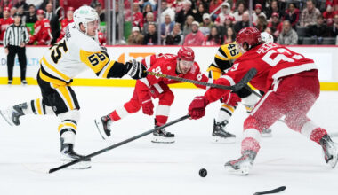 Pitsburga spārnus apcērpj arī Detroitā; Porziņģis šonakt laukumā neies – Hokejs – Sportacentrs.com