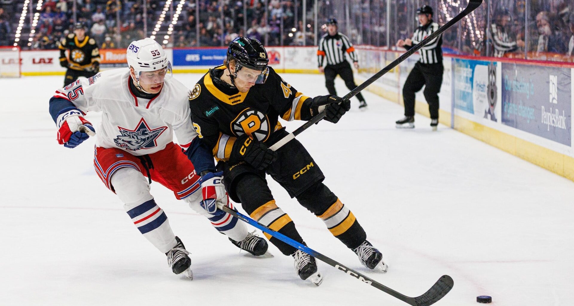 Ločmelim atkal žilbinoša spēle AHL, Ravinskis pasniedz sev dāvanu dzimšanas dienā