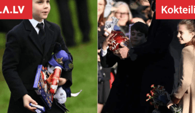 FOTO. Nākamajam karalim jāsarkst no kauna – mazais princis publiski parāda britiem, kurš mājās ir īstais “boss”