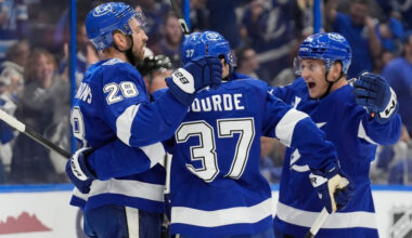 Girgensons apsteidz Makaru un iemet vārtus, Ābols teju perfekts iemetienos – Hokejs – Sportacentrs.com