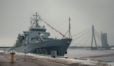 Latvija nodod NATO 1. pastāvīgās jūras pretmīnu grupas vadību Polijai
