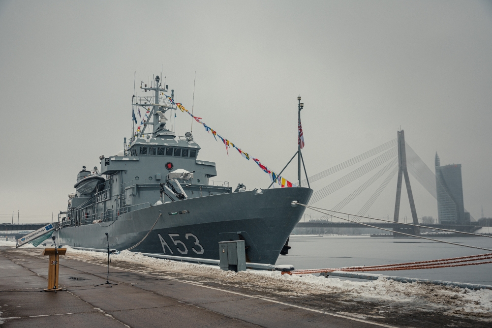 Latvija nodod NATO 1. pastāvīgās jūras pretmīnu grupas vadību Polijai