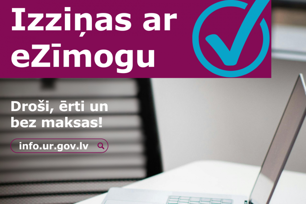 Uzņēmumu reģistrs nodrošina bezmaksas izziņas, kas apliecinātas ar eZīmogu