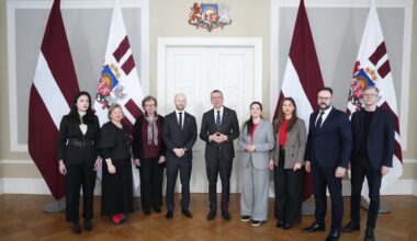 Valsts prezidenta Edgara Rinkēviča tikšanās ar Saeimas frakciju “Progresīvie” - LV portāls