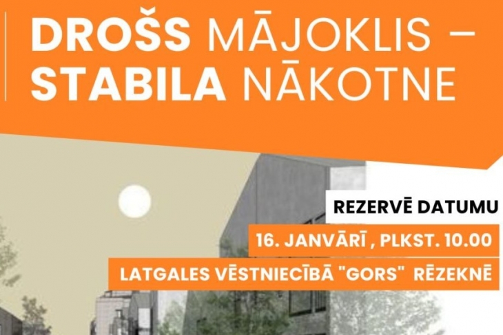 Rēzeknē notiks forums par droša un pieejama mājokļa attīstību reģionos