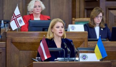 Ministru prezidente E. Siliņa Saeimas ārpolitikas debatēs: ārpolitikas pamats ir drošība, ekonomikas stiprināšana un rūpes par cilvēkiem