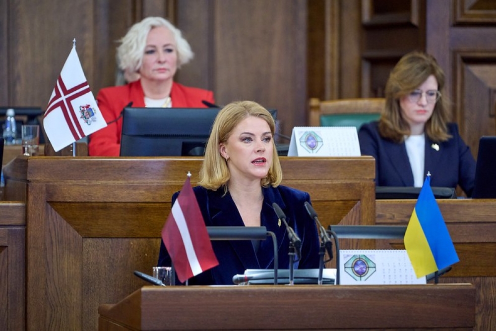 Ministru prezidente E. Siliņa Saeimas ārpolitikas debatēs: ārpolitikas pamats ir drošība, ekonomikas stiprināšana un rūpes par cilvēkiem