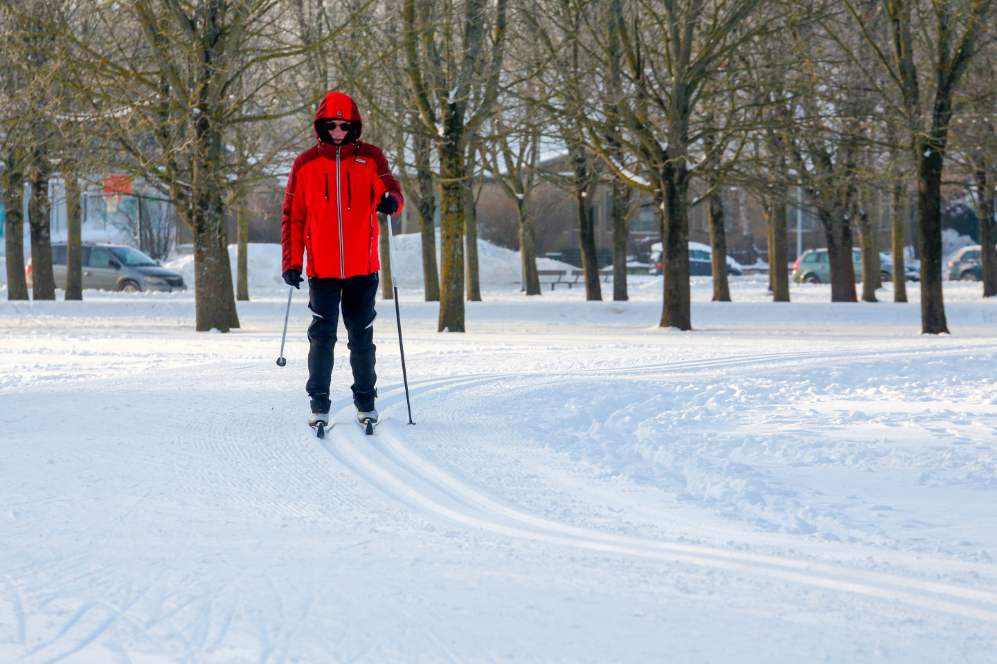 Uzvaras parkā uzlaboti slēpšanas apstākļi