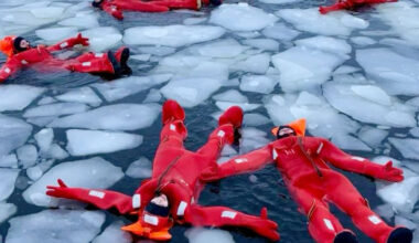 Ledus peldēšanas negadījums: kāpēc straume aiznesa sievieti Murmanskā