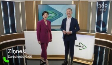 360TV atlaiž populāros ziņu diktorus Artu Skuju un Tāli Eipuru