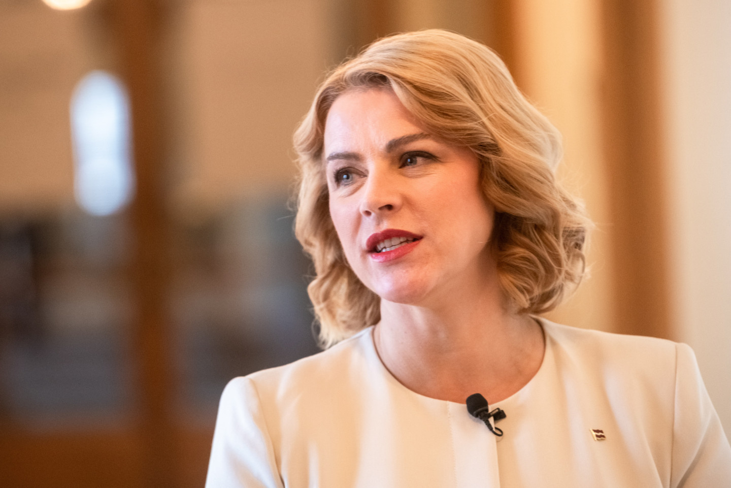 Evika Siliņa par militāro apdraudējumu