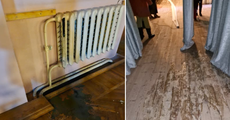 Kultūras pieminekļa bojājumi Gulbenes novadā – radiatori plīst salā