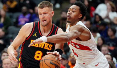 Porziņģis Kanādā pārspēj Biedriņa rekordu un otro reizi iemet mazāk par desmit punktiem – Basketbols – Sportacentrs.com