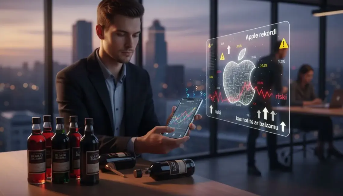 Aktuālā ekonomika: “Apple” rekordi, “Latvijas Balzams” tiesiskās aizsardzības procesā un digitālās tendences