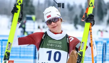 Biatloniste Estere Volfa nodrošina pārliecinošu uzvaru IBU junioru kausa posmā Madonā