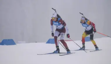 Biatlonists Birkentāls iedzīšanā notur pozīcijas, Rastorgujevu nogremdē šaušana Oberhofā