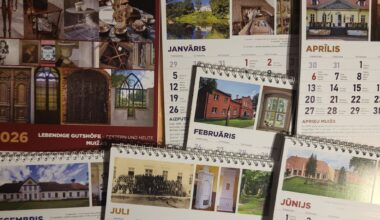 Ventspilī prezentēs 2026. gada kalendāru par Dienvidkurzemes muižām