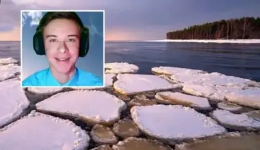 Carnikavā novērota reta ledus parādība: Kas ir „ledus pankūkas”?