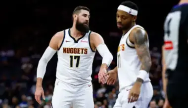 Denveras "Nuggets" saskaras ar "traumu epidēmiju"; Jonass Valančūns izslēgts uz mēnesi