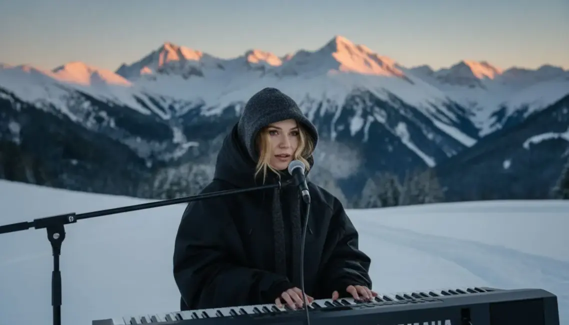 Dziedātāja Marta Grigale laiž klajā jaunu, Alpos filmētu videoklipu dziesmai "A Little Blue"