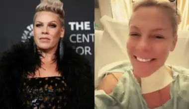 Dziedātāja Pink Jauno gadu sagaida slimnīcas gultā pēc kakla operācijas