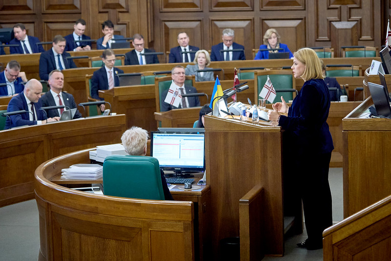 Ministru prezidentes Evikas Siliņas runa Saeimas ikgadējās ārpolitikas debatēs