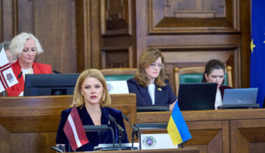 Ministru prezidentes Evikas Siliņas runa Saeimas ikgadējās ārpolitikas debatēs