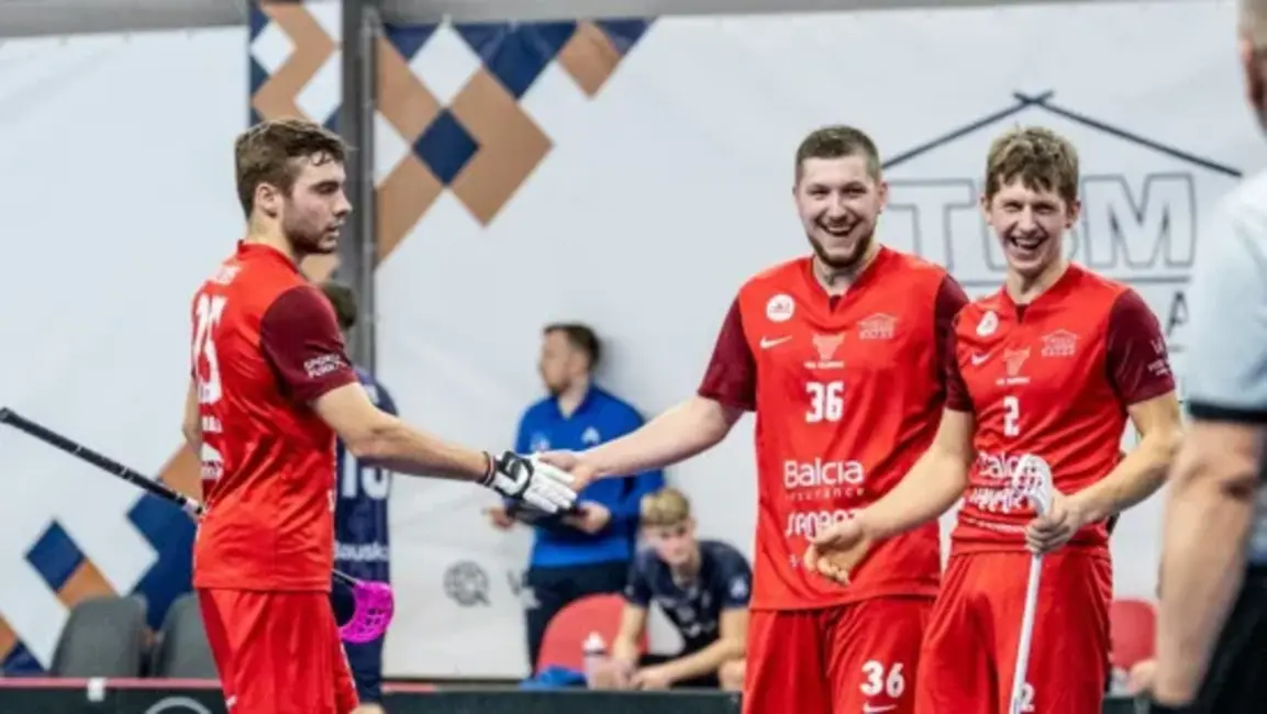 FBK Valmiera pārtrauc "Lekrings" astoņu uzvaru sēriju Elvi florbola līgā